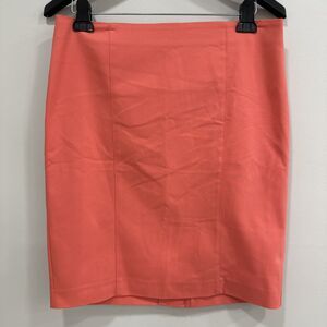 Van Heusen Pencil Skirt 12 Coral Stretch Extensible Career Business Office $72